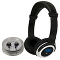 2 in 1 Deep Bass Stereo Headphones & Earphones